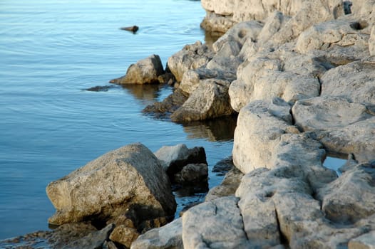 Lake Taneycomo Beach Boulders