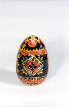 Easter egg of wood hand painted