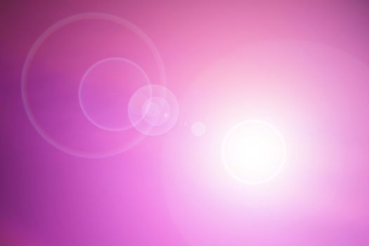 Pink background with lens flare