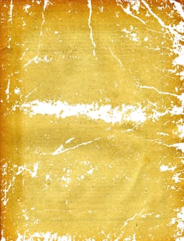 sheet of the old paper with rift