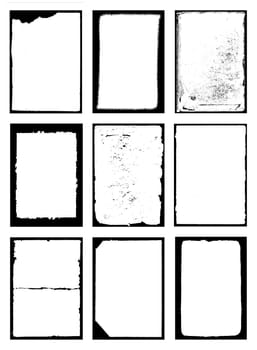 decorative frame on white background. vector