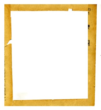 frame from old paper