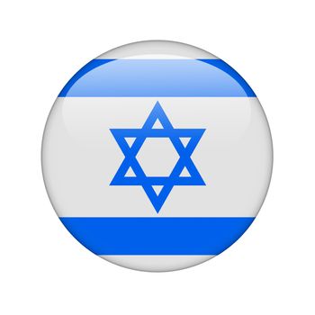 The Israeli flag in the form of a glossy icon.