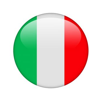 The Italian flag in the form of a glossy icon.