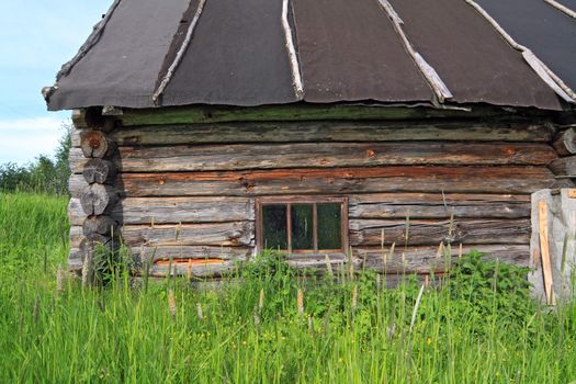 old house in abandoned village