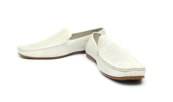Man's shoes  on white background