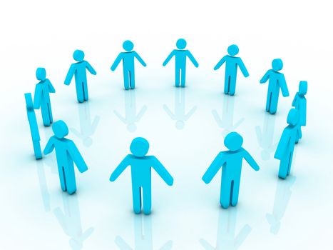 Human circle