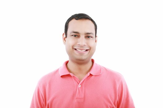 Portrait of a smiling man in a studio