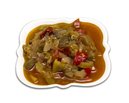 taste vegetable ragout with meat