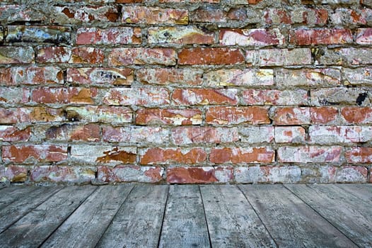 interior stone wall wood floor