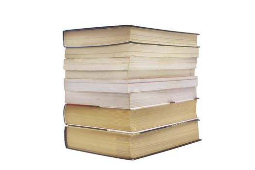 books on a white background