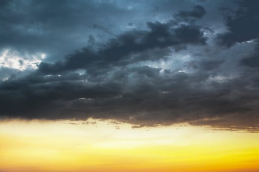 storm clouds in the sky