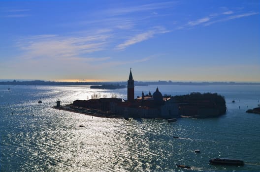 Gulf of Venice, Beautiful water street - Grand Canal in Venice, Italy