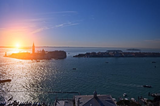 Gulf of Venice, Beautiful water street - Grand Canal in Venice, Italy