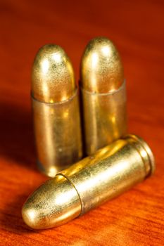 Set of bullets of hand gun
