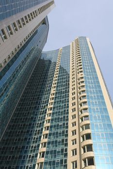 modern high-rise apartment buildings in St. Petersburg