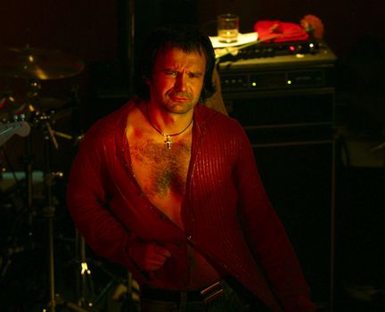 Known Ukrainian group " Ocean Elzy ". Svyatoslav Vacarchuk - vocal