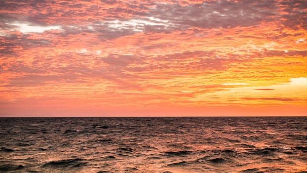 sunrise seaview from the fishing boat Phuket Thailand