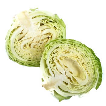 cabbage isolated on white background