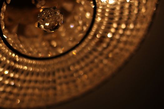 Close up of a big Chandelier.