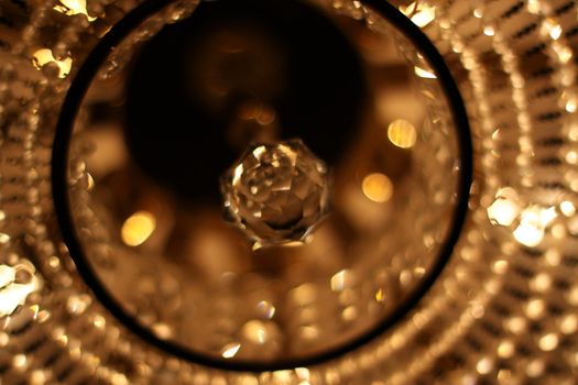 Close up of a big Chandelier.