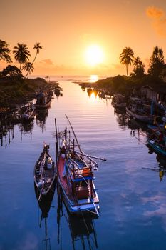 fisher boat on the beach Thailand