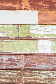 colorfull wood retro wall background