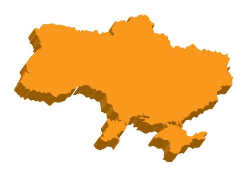 Vector map of Ukraine. Eps8
