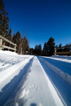 Crosscountry ski trail