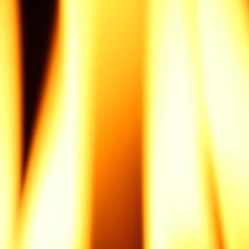 fire flame close up on black background