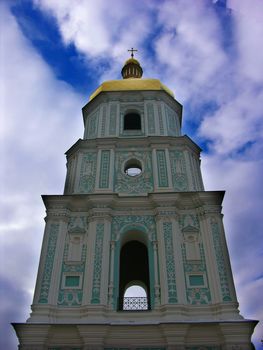 Saint Sofia, Sophia, Church, Kiev Ukraine.  Saint Sophia is one of the oldest Russian Orthordox churches in the World.  