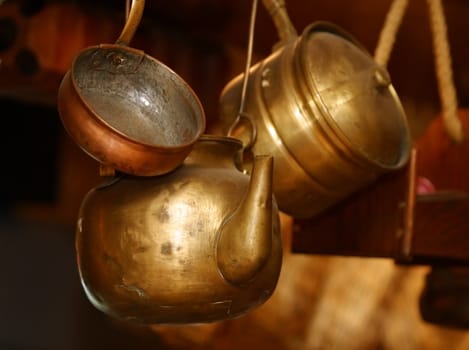 Ancient a teapot and other utensils