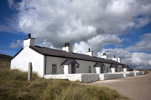 Pilot's Cottages, Llanddwyn Island, Anglesey, Wales