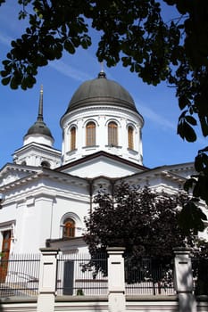 Bialystok, Poland - city architecture. Podlaskie province. Orthodox cathedral of Saint Nicholas.