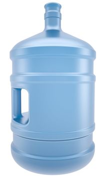 A large bottle of water. Isolated render on a white background