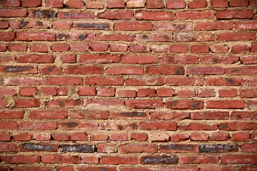 red brick wall for backgrounds or wallpaper