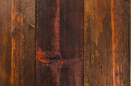 Texture of old wooden planks detailed background.