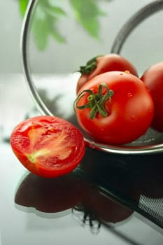 Ripe tomatoes in sieve







Ripe Tomatoes  in