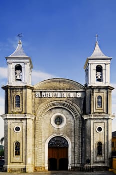 St. Peter Parish Church in Pampanga Province, Philippines.