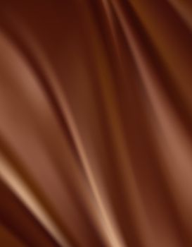 Abstract chocolate background, brown abstract satin