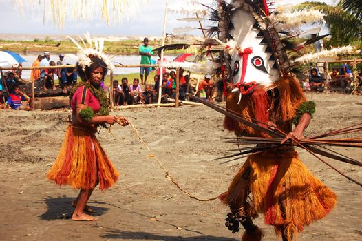 Traditional dance mask festival, Gulf Province, Papua New Guinea