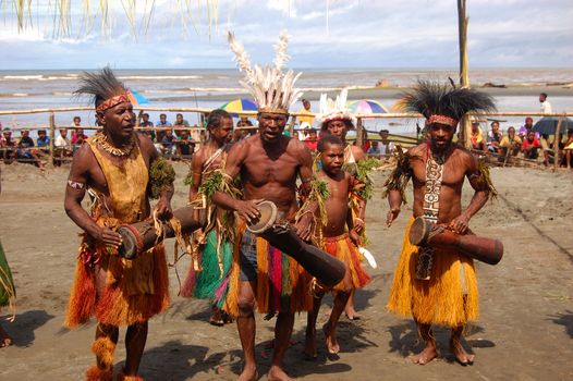 Traditional dance mask festival, Gulf Province, Papua New Guinea