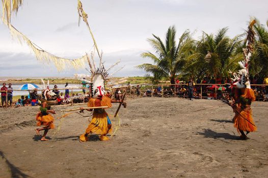 Traditional dance mask festival, Gulf Province, Papua New Guinea