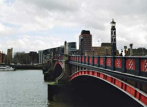 lambeth bridge, london, uk