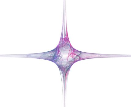 high res flame fractal forming a cross in the liturgical colors of lent