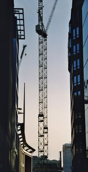 constructionsite in london city