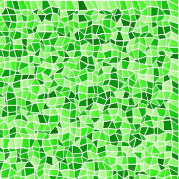 mosaic background in green shades