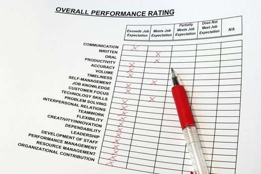 Overall Performance Rating - concept for evaluation and survey