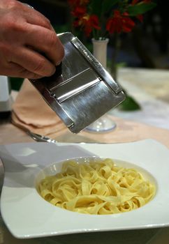 The served table