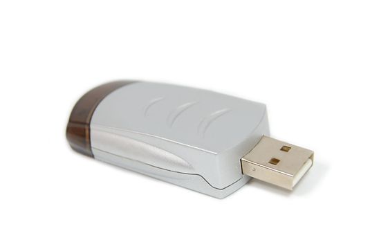USB to IRDA isolated on white